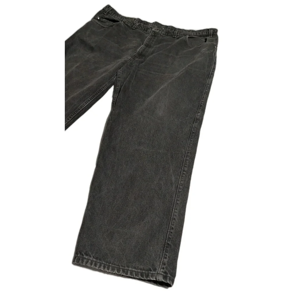 Vintage 1998 Levi's 545 Loose‎ Fit Jeans Mens 48x30 Black Denim Y2K Pants